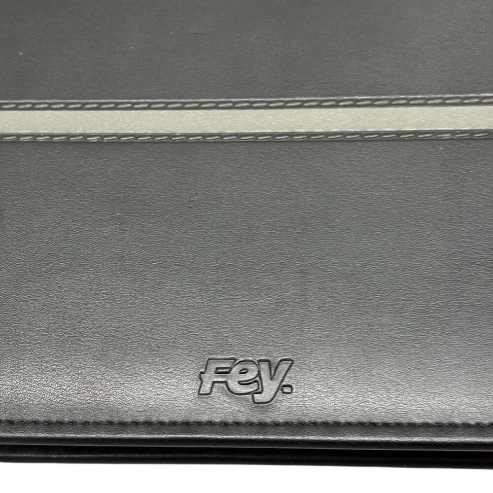 The Gideons International Black Zipper Portfolio